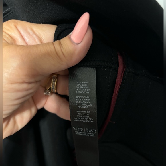 White House Black market Ponte blazer and pencil skirt GUC size 12 and 10 skirt - Picture 6 of 10